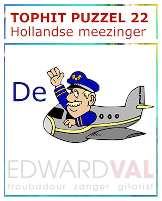 De vlieger Andre Hazes | Popsong Title Rebus | Tophit puzzel | Spel game fun pop music popmuziek titel raden troubadour Edward Val