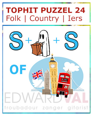 Streets of London Ralph McTell | Popsong Title Rebus | Tophit puzzel | Spel game fun pop music popmuziek titel raden troubadour Edward Val