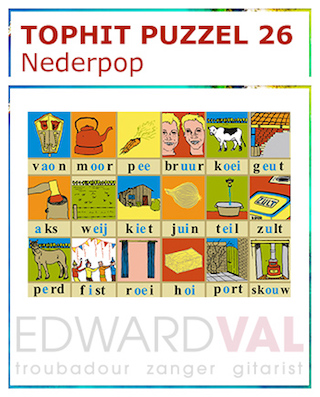 Brabant Guus Meeuwis | Popsong Title Rebus | Tophit puzzel | Spel game fun pop music popmuziek titel raden troubadour Edward Val