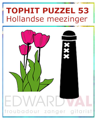 Tulpen uit Amsterdam Herman Emmink | Popsong Title Rebus | Tophit puzzel | Spel game fun pop music popmuziek titel raden troubadour Edward Val