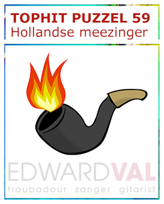 Vlam in de pijp Henk Wijngaard | Popsong Title Rebus | Tophit puzzel | Spel game fun pop music popmuziek titel raden troubadour Edward Val