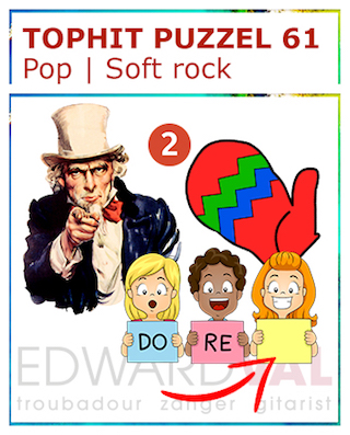 I want you Cheap Trick | Popsong Title Rebus | Tophit puzzel | Spel game fun pop music popmuziek titel raden troubadour Edward Val