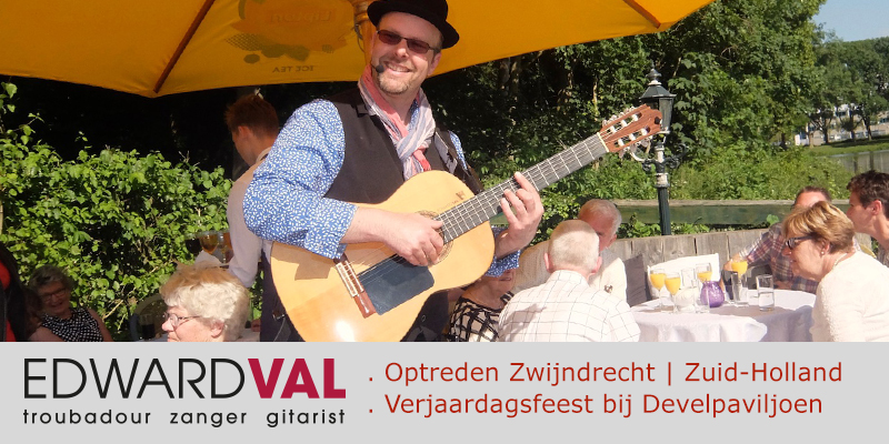 Zwijndrecht-Verjaardagsfeest-bij-Develpaviljoen-Akoestische-live-achtergrondmuziek-Troubadour-Zuid-Holland-Optreden-boeken-zanger-gitarist-Leuke-liedjeszanger-Muzikant-Nijkerk