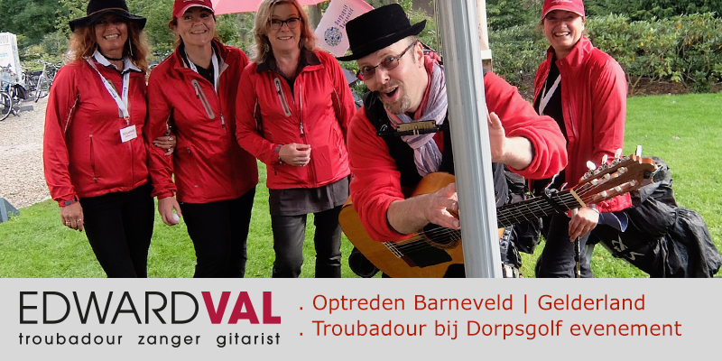 Dorpsgolf-Barneveld-Optreden-mobiele-live-muzikant-troubadour-Edward-Val-Akoestische-live-muziek-Gelderland-Mobiele-liedjeszanger-tijdens-golf-event-Golfclub-entertainment