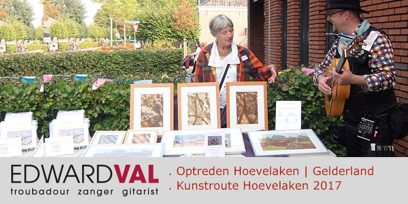 Hoevelaken-Kunstroute-Hoevelaken-Optreden-mobiele-zanger-gitarist-entertainer-Edward-Val-boeken-Rondlopende-muzikant-inhuren-Leuke-liedjeszanger-met-gitaar-Akoestisch-optreden-troubadour