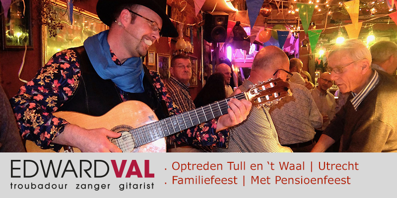 Houten-Utrecht-Optreden-zanger-gitarist-entertainer-Edward-Val-inhuren-Verjaardag-pensioen-feest-65-jaar-Familiefeest-one-man-band-boeken