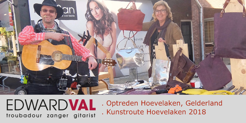 Kunstroute-Hoevelaken-2018-Mobiele-live-muziek-Improvisatie-straattheater-boeken-Troubadour-Edward-Val-Nijkerk-Rondlopende-muzikant-inhuren-0