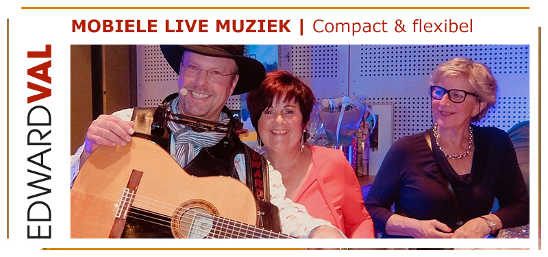 06 Zanger gitarist feest | Live muziek verjaardag Edward Val | Optreden Alblasserdam Zuid Holland Cultureel Centrum Landvast