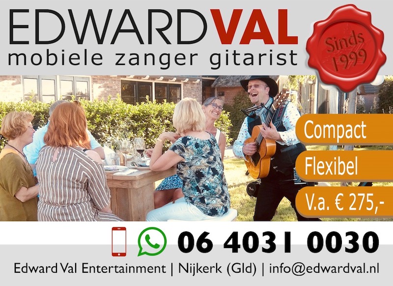 Verschillen troubadours muzikant kiezen zanger gitarist edward val boeken advies tips kwaliteit betrouwbare artiest inhuren verjaardag bedrijfsuitje personeel event