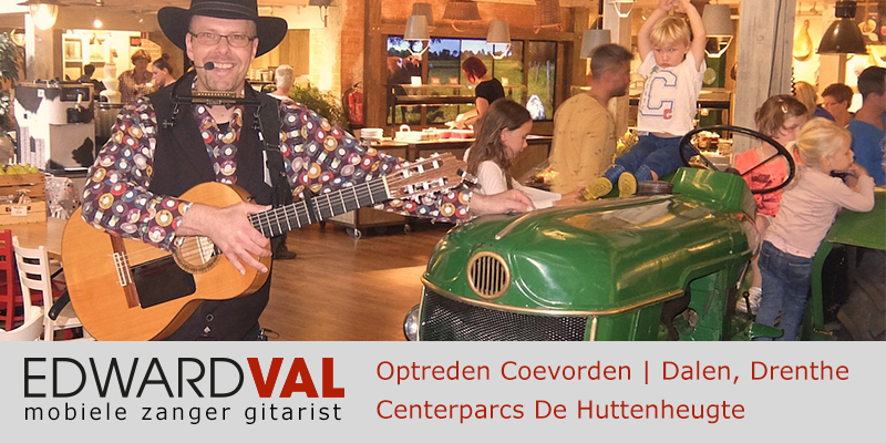 Drenthe | Coevorden trouwjubileum Optreden troubadour inhuren bedrijfsuitje event zanger gitarist Edward Val familie feest boeken