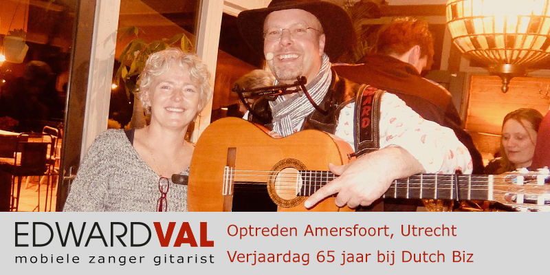 Optreden Amersfoort Dutch Biz | Verjaardag 65 | Troubadour Edward Val Nijkerk | 00