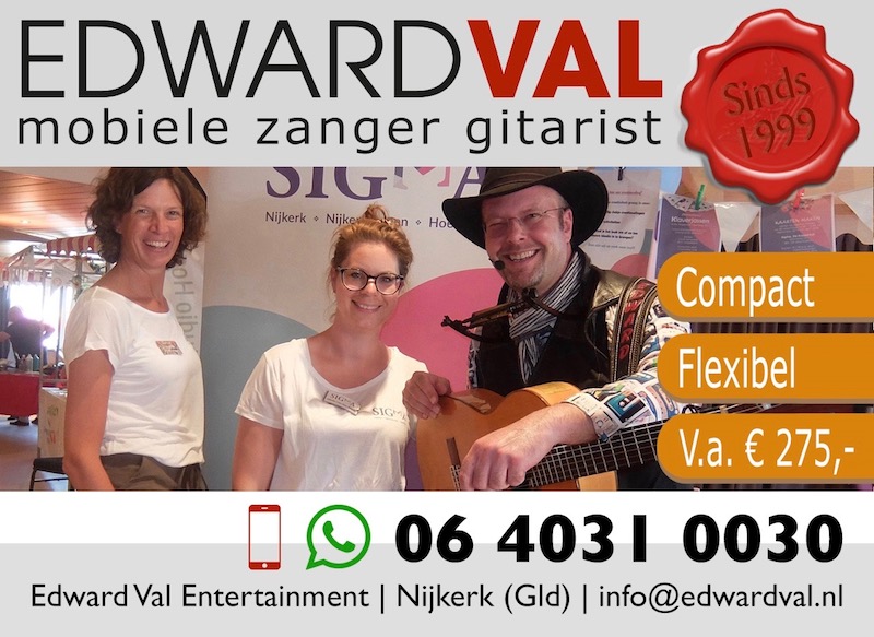 Afscheid collega maatwerk liedtekst cabaret in het zonnetje zetten troubadour muzikale hulde edward val event