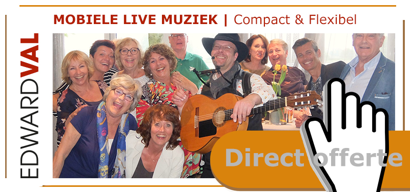  high tea huwelijksdag feest getrouwd 25 40 50 jaar troubadour Edward Val rustig live muziek familiefeest gezellig