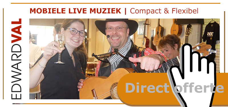 Zeist Odijk Werkhoven Vechten Austerlitz flexibel compact muzikaal entertainment troubadour familiefeest verjaardag jubileum trouwdag event winkelcentrum mobiel