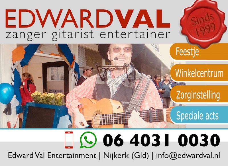 0 Welkom 2019 Zanger-gitarist-Edward-Val-Welkom-Willem-Alexanderplein-GGZ-Centraal-Gemeente-Nijkerk-inloophuis-feestelijke-opening-troubadour-gelderland