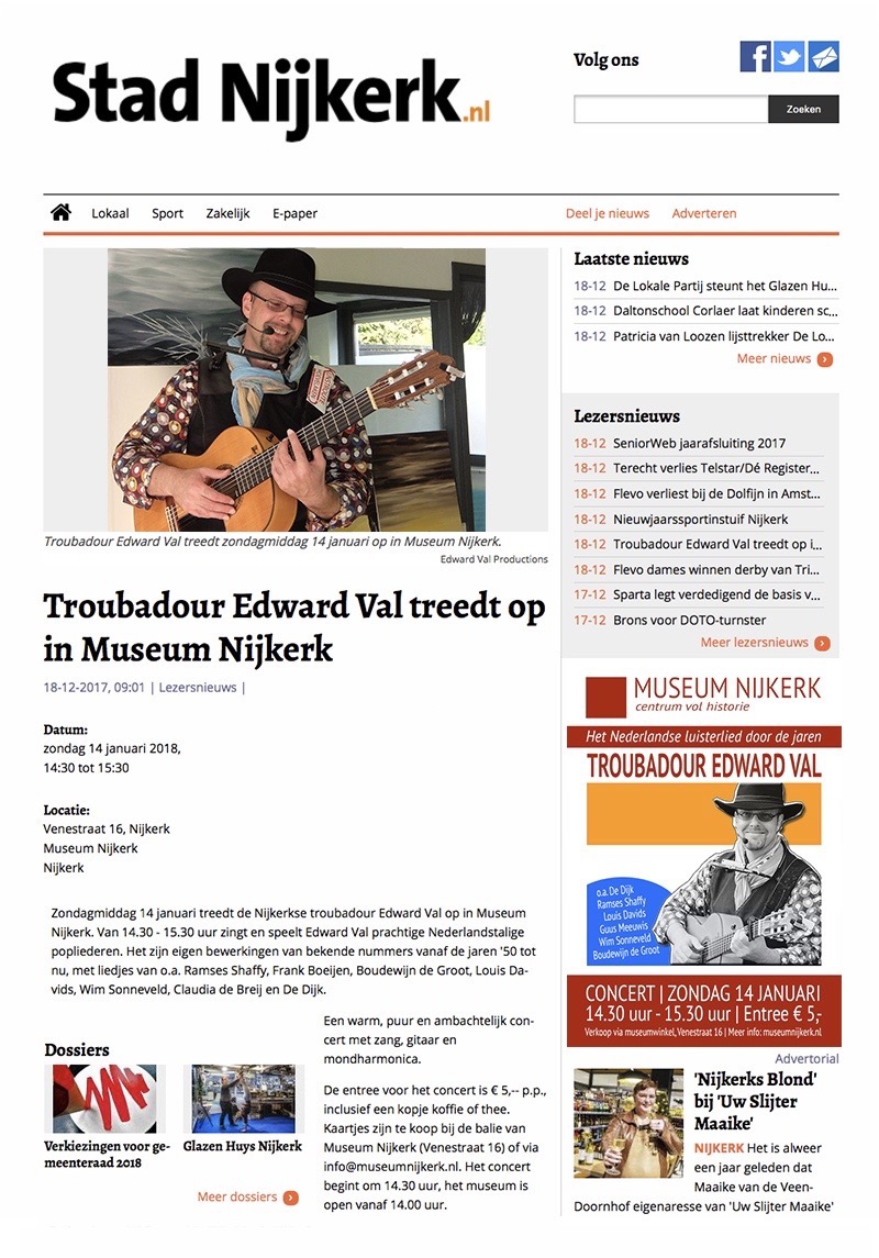Museum 2018-stad-nijkerk-troubadour-optreden-edward-val-museum-nijkerk-voorstelling-zanger-gitarist-nederlands