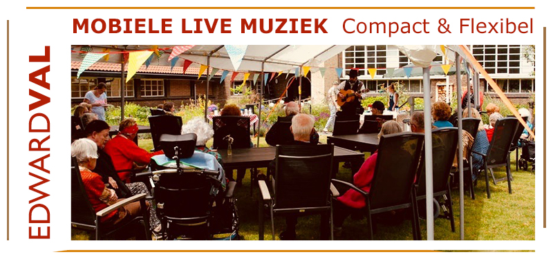 Struinen in de tuinen 2019 optrede amersfoort ouderen bejaarden troubadour edward val hollandse liedjes uit oude doos