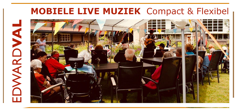Struinen in de tuinen 2019 optrede amersfoort ouderen bejaarden troubadour edward val hollandse liedjes uit oude doos